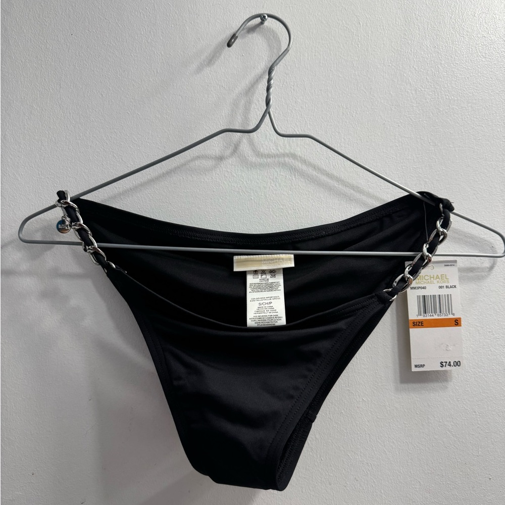 Michael Kors Chain-Accent Bikini Bottom